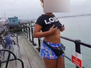 FLASHING TITS and THICK BOOTY in PUBLIC