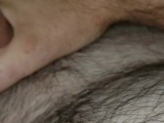 Watching porn and playing with my hard cock 