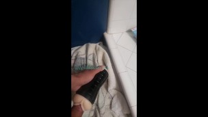 Fucking rubber pussy