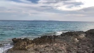 russian jerking off on the beach