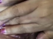 fingering her wet creampie pussy.. mary