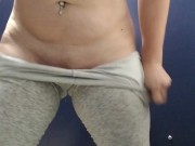 Flexing, Spreading and Masturbating in Yoga Pants in Public Restroom xxMissSwitchxx