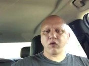 piggy feeding/ belly stuffing in car