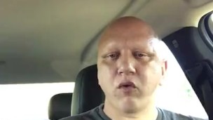 piggy feeding/belly stuffing in car