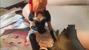 エヴァンゲリオンのゴスアスカフィギュアにぶっかけ【アニメ二次元美少女ツンデレツーサイドアップ】