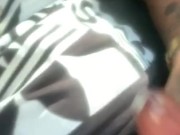Busting a nut in the car 
