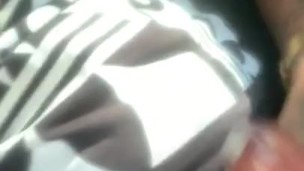 Busting a nut in the car 
