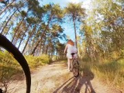 I led my Bike Partner a Scenic Place to Fuck! Ginger Redhead Teen PAWG Public Outdoor Cowgirl Cum 2/16