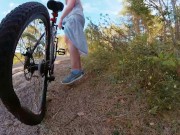 I led my Bike Partner a Scenic Place to Fuck! Ginger Redhead Teen PAWG Public Outdoor Cowgirl Cum 3/16