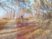 I led my Bike Partner a Scenic Place to Fuck! Ginger Redhead Teen PAWG Public Outdoor Cowgirl Cum 5/16