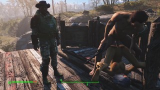 Hahnrei Ehemann beobachtet seine asiatische Frau gefickt | Fallout 4