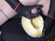 Margo-Apollo: I gave him a pumpkin as a sign of refusal, but he suddenly fucked it 15/16