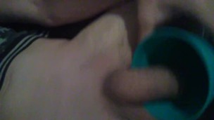 Greedily Tasting Golden Cup of My Fresh Piss
