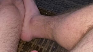 Pissing on the deck in full view