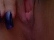 Touching my p****'s