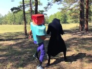 СМЕШНЫЕ МОМЕНТЫ СЕРИЙ МАЙНКРАФТ В РЕАЛЬНОМ МИРЕ 4/16