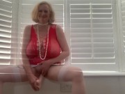 Squirting up the wall  - using my rampant rabbit  7/16