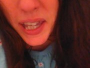 OLD VIDEO: Talking & PEEING! Hairy PISSING Onlyfans Camgirl Cute Panties PEES DIRTY Bathroom Toilet 14/16