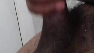 Jacking this big dick off