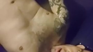 Jerking off while my roommates home part 2 cumshot