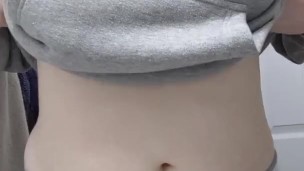 Best NATURAL TITTY Drop by Sexy Chubby Brunette 