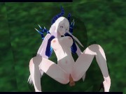 3D HENTAI Fuck Diabla and cum in her ass