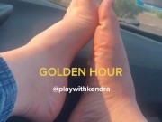 Golden Hour Feet Fetish Video Tik 