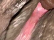 Pink Pussy Get Creamy on My 8 inch Dildo