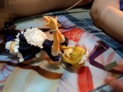 オタクがFateFGOメイドセイバーフィギュアにザーメンぶっかけオナニー【二次元アニメ美少女金髪コスプレ】 - Screenshot 1 of 16 - HD