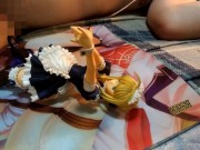 オタクがFateFGOメイドセイバーフィギュアにザーメンぶっかけオナニー【二次元アニメ美少女金髪コスプレ】 - Screenshot 4 of 16 - Adult Toys