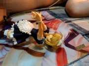 オタクがFateFGOメイドセイバーフィギュアにザーメンぶっかけオナニー【二次元アニメ美少女金髪コスプレ】 - Screenshot 6 of 16 - HD