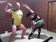 Underground Intergender Backyard Wrestling Sia Soon v. Big Sexy 12/16