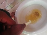 Orino su cara me la follo en el baño publico