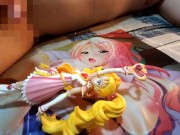 変態オタクがプリキュア・シャイニールミナスフィギュアにザーメンぶっかけ顔射オナニー【二次元アニメ美少女金髪変身ヒロイン】 - Screenshot 13 of 16 - Cum