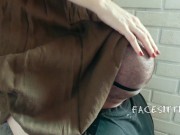 Lady boss made lick her sweet pussy while working, orgasm from cunnilingus in the office 12/16