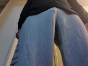 Morning piss desperation got me so worked up I had to cum