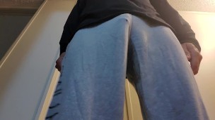 Morning piss desperation got me so worked up I had to cum