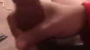 POV cumshot from horny bbc Masturbation
