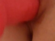 Fucking my new toy real homemade with great view