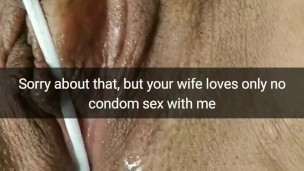 Nobody seems to be using condoms while fucking with my wife [Cuckolding. ]
