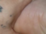 Playing with Dirty foot 2/16