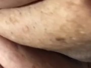 Big ass mom playing with her pussy