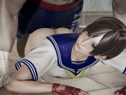 Sagat Beats Sakura Then Fucks Her Rough