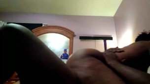 Riding my man dick so deep..I cum pt2