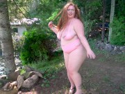 horny step-aunt needs my nephew cock for public impregnation creampie at the cottage - trailer 1/16