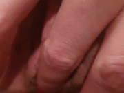 Close up playing with wet pussy