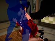 Nyotengu fucks blue dick outline 4/16
