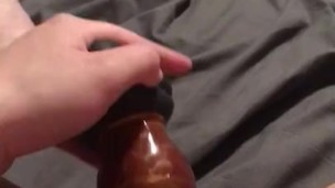 Destroying my freshly shaved bussy