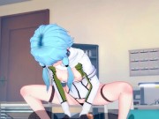 [Sword Art Online] Sinon(3d hentai)