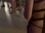 Slave Walk in Beach Club by Sub Suzy
